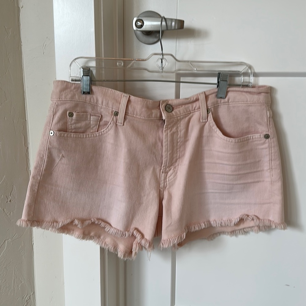 Pink Denim Jean Shorts